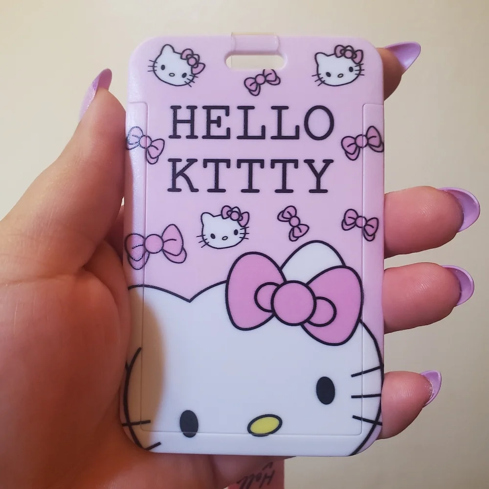 Hello Kitty ID/Credit Card Holder With Lanyard